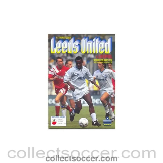 1992 - Leeds United v Liverpool official programme 29/08/1992 - Collect Soccer