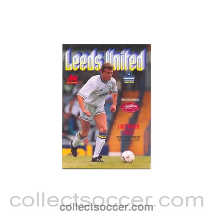 1992 - Leeds United v Nottingham Forest official programme 05/12/1992 - Collect Soccer