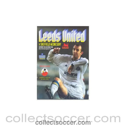1992 - Leeds United v Sheffield Wednesday official programme 12/12/1992 - Collect Soccer