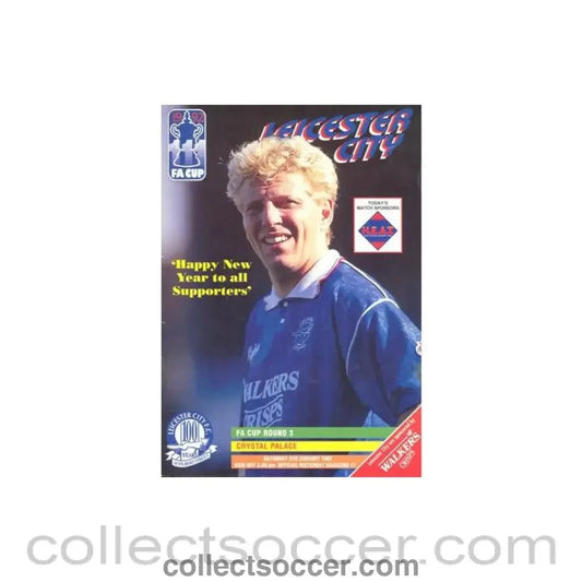 1992 - Leicester City v Crystal Palace official programme 04/01/1992 - Collect Soccer