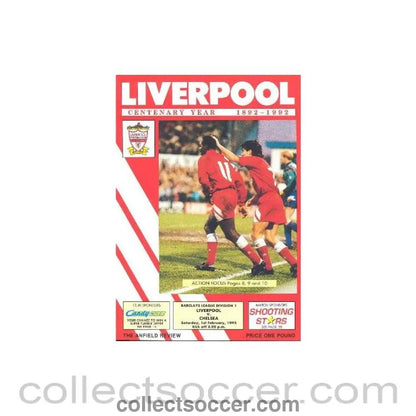 1992 - Liverpool vChelsea official programme 01/02/1992 - Collect Soccer