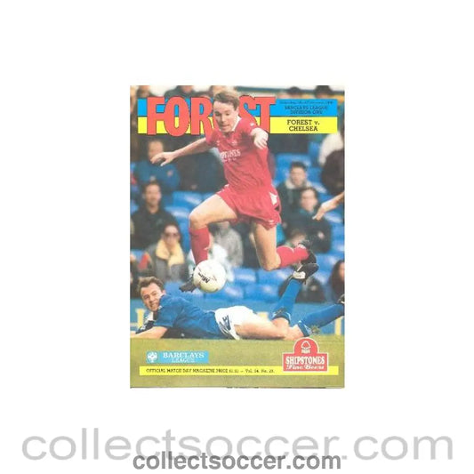 1992 - Nottingham Forest vChelsea official programme 22/02/1992