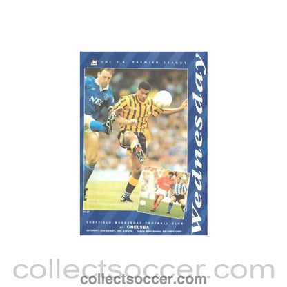 1992 - Sheffield Wednesday vChelsea official programme 22/08/1992 - Collect Soccer