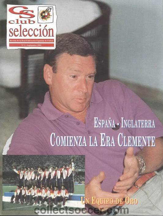 1992 Spain v England Football Programme