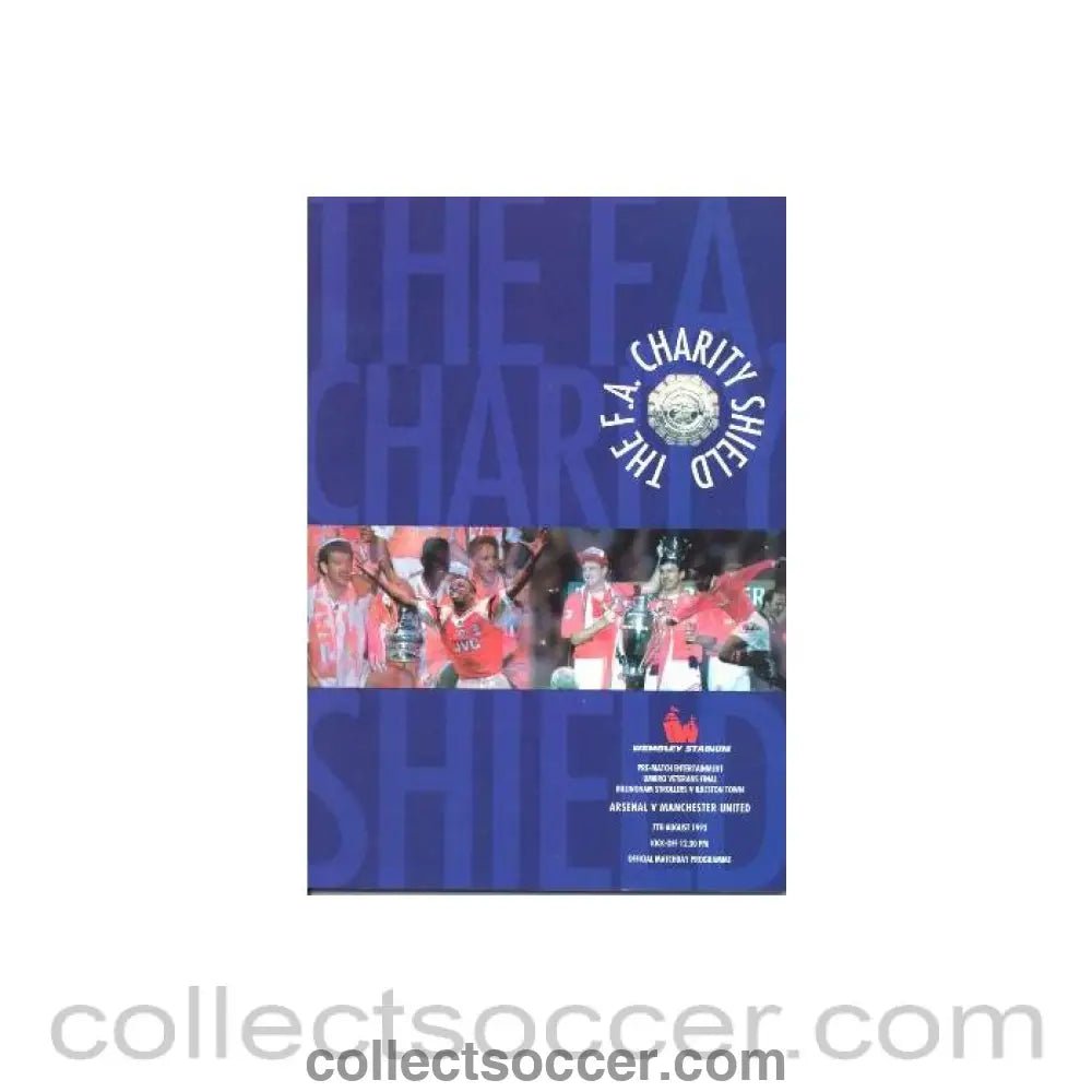 1993 Charity Shield Official Programme Arsenal v Manchester United 07/08/1993 - Collect Soccer