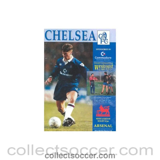 1993 - Chelsea v Arsenal official programme 01/03/1993
