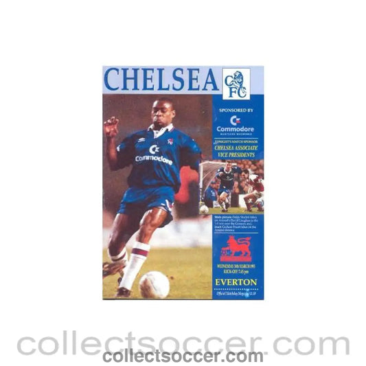 1993 - Chelsea v Everton official programme 10/03/1993