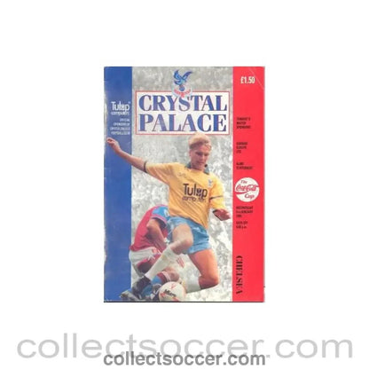 1993 - Crystal Palace v Chelsea official programme 06/01/1993 - Collect Soccer