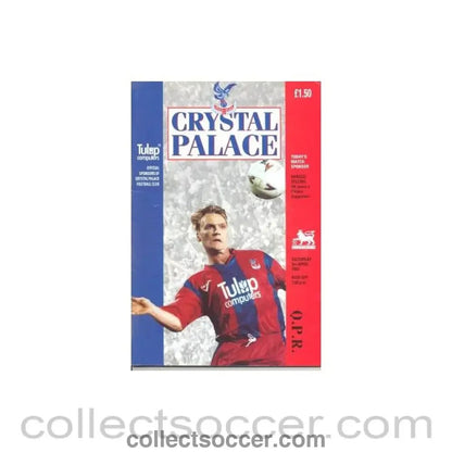 1993 - Crystal Palace v Queen's Park Rangers official programme 03/04/1993 - Collect Soccer