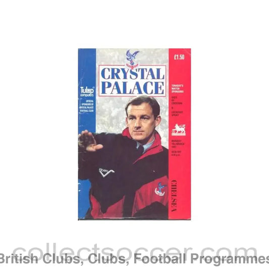 1993 - Crystal Palace vChelsea official programme 15/03/1993
