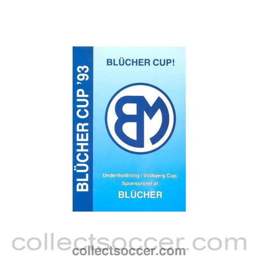1993 - Ikast vChelsea official programme 23/07/1993 Blucher Cup 1993 - Collect Soccer