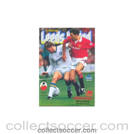 1993 - Leeds United v Manchester United official programme 08/02/1993 - Collect Soccer