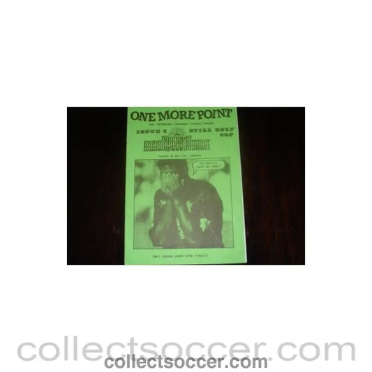 1993 - One More Point - Crystal Palace Fanzine No:4 of April 1993 - Collect Soccer