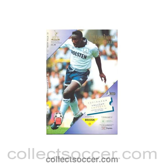 1993 - Tottenham Hotspur vChelsea official programme 01/09/1993 - Collect Soccer