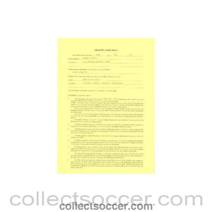 1993 - Trainee Player Contract between Martin Alan Haley and Wigan Athletic of 05/07/1993