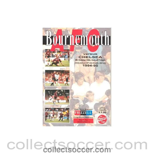 1994 - Bournemouth vChelsea official programme 04/10/1994