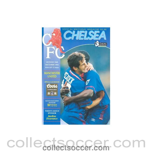 1994 - Chelsea v Manchester United official programme 26/12/1994