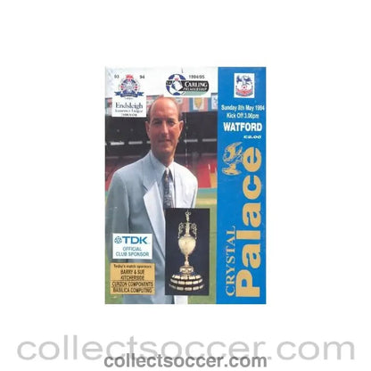 1994 - Crystal Palace v Watford official programme 08/05/1994 - Collect Soccer