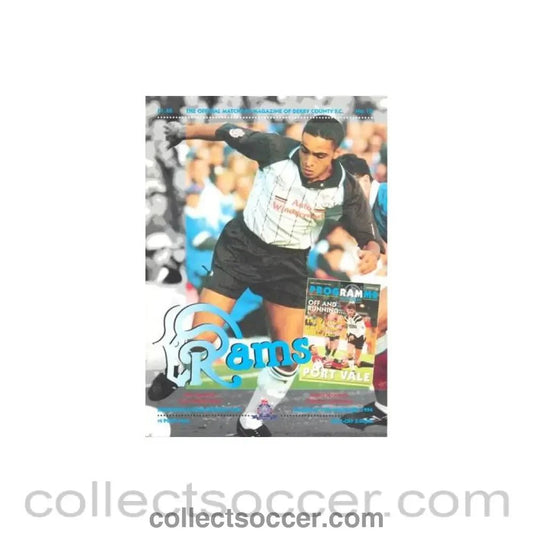 1994 - Derby County v Port Vale official programme 19/11/1994 Football League - Collect Soccer