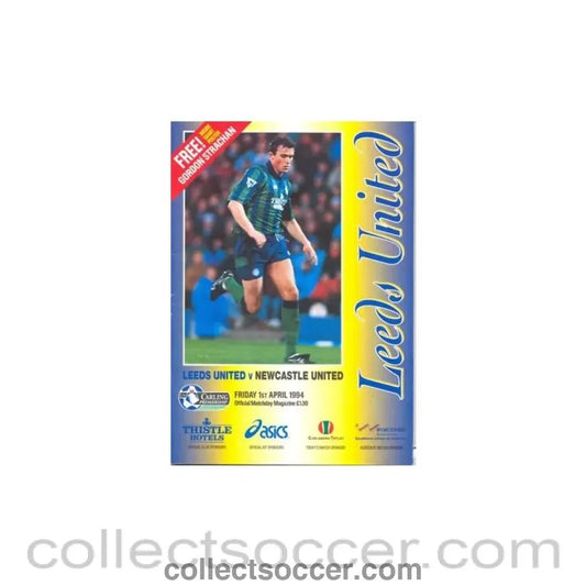 1994 - Leeds United v Newcastle United official programme 01/04/1994 - Collect Soccer