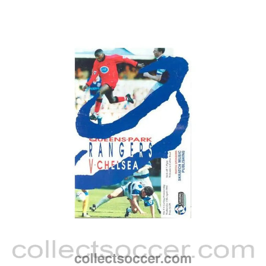 1994 - Queen's Park Rangers vChelsea official programme 13/04/1994 - Collect Soccer