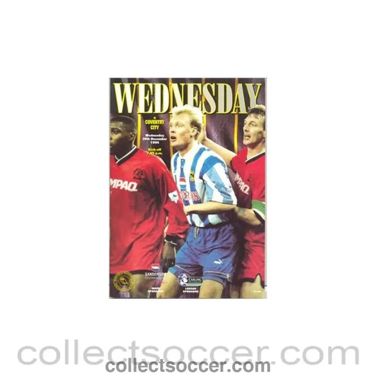 1994 - Sheffield Wednesday v Coventry City official programme 28/12/1994 - Collect Soccer