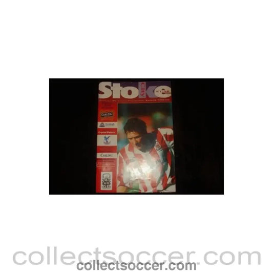 1994 - Stoke City v Crystal Palace official programme 26/03/1994 - Collect Soccer
