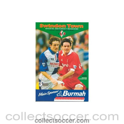 1994 - Swindon Town vChelsea official programme 01/01/1994 - Collect Soccer