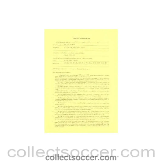 1994 - Trainee Player Contract between Kevin Mark Tyrrell and Wigan Athletic of 07/07/1994