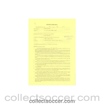 1994 - Trainee Player Contract between Stewart John Slater and Wigan Athletic of 07/07/1994 - Collect Soccer