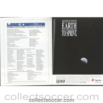 1994 World Cup Gameday Programme - Chicago Edition - Collect Soccer