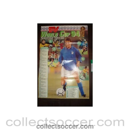 1994 World Cup The TV Times Poster - Collect Soccer