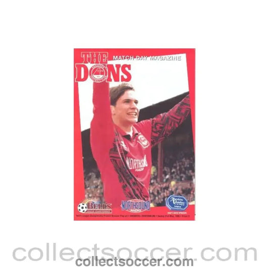1995 - Aberdeen v Dunfermline official programme 21/05/1995 Bell's League Premier Division Play - Off - Collect Soccer