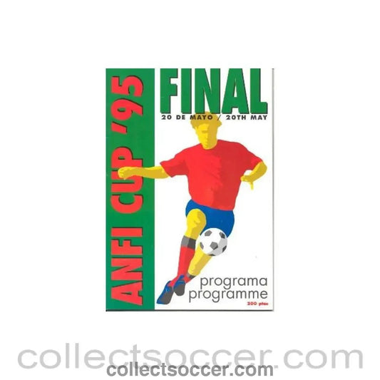1995 - Anfi Cup Final programme 20/05/1995 - Collect Soccer