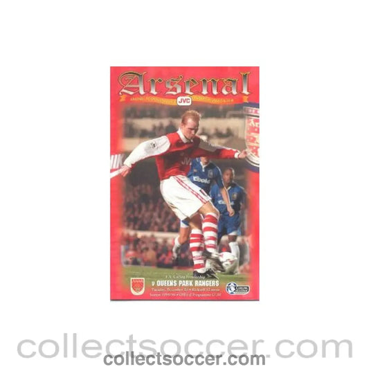 1995 - Arsenal v Queen’s Park Rangers official programme 26/12/1995 Carling Premiership