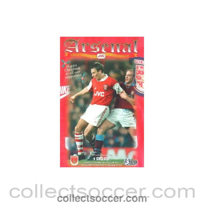 1995 - Arsenal vChelsea official programme 16/12/1995