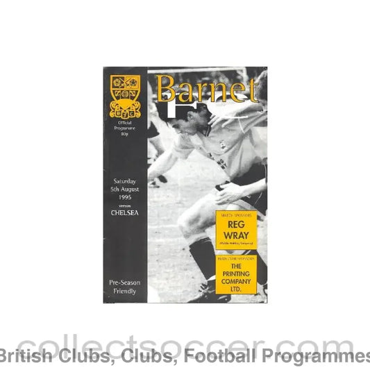 1995 - Barnet vChelsea official programme 05/08/1995
