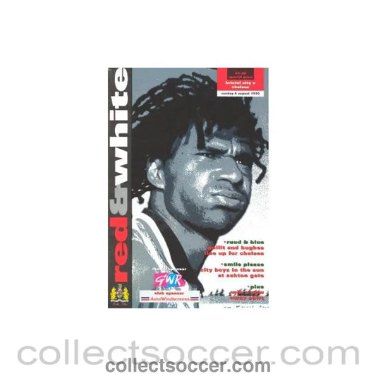 1995 - Bristol City vChelsea official programme 06/08/1995