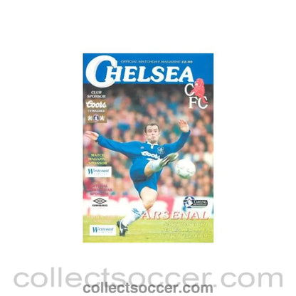 1995 - Chelsea v Arsenal official programme 30/09/1995