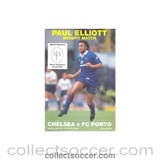 1995 - Chelsea v Porto official programme 30/07/1995
