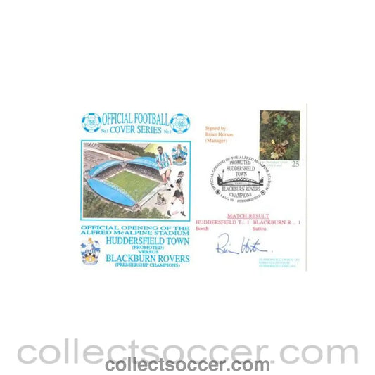 1995 - Huddersfield v Blackburn Rovers First Day Cover 05/08/1995