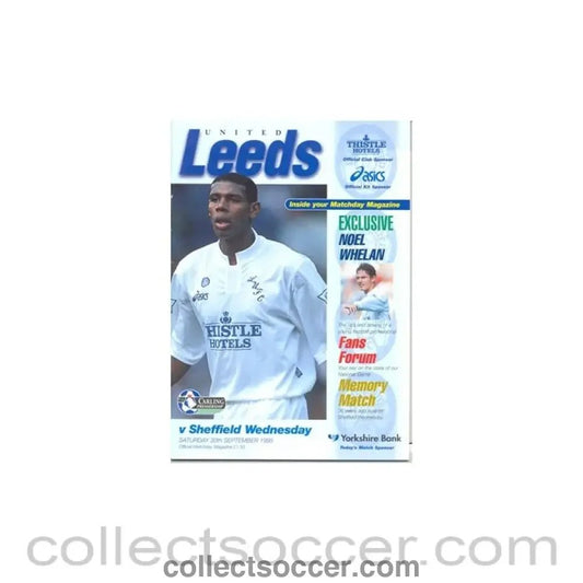 1995 - Leeds United v Sheffield Wednesday official programme 30/09/1995 - Collect Soccer