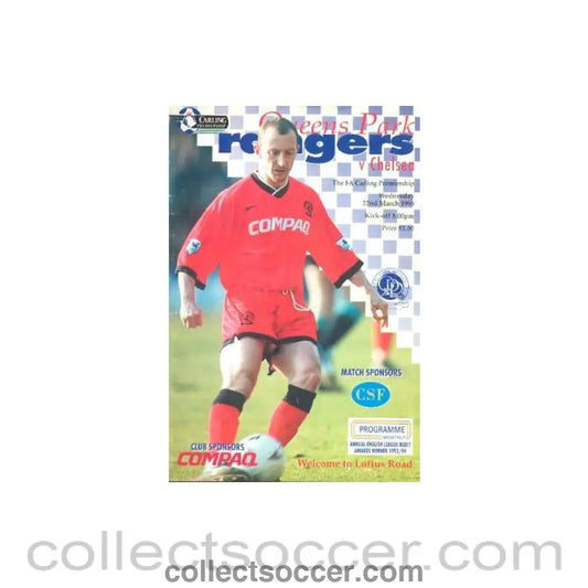 1995 - Queen’s Park Rangers vChelsea official programme 22/03/1995