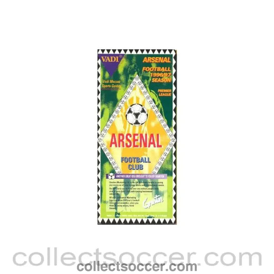 1996 - Arsenal Premier League brochure of season 1996-1997
