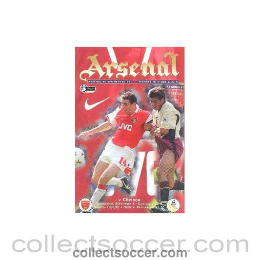 1996 - Arsenal v Chelsea official programme 04/09/1996 Carling Premiership