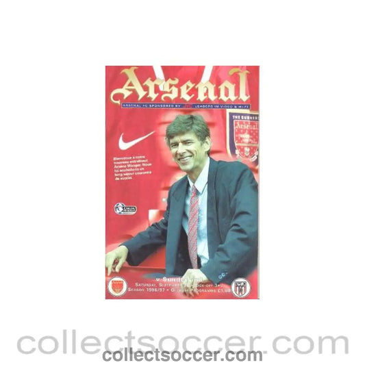 1996 - Arsenal v Sunderland official programme 28/09/1996 Carling Premiership