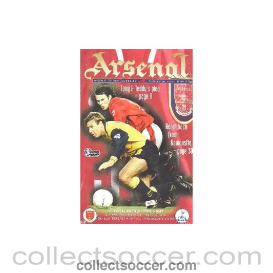 1996 - Arsenal v Tottenham Hotspur official programme 24/11/1996
