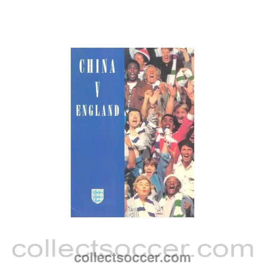 1996 China v England official programme 23/05/1996 - Collect Soccer