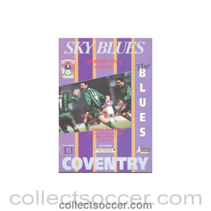 1996 - Coventry City vChelsea official programme 10/02/1996 - Collect Soccer