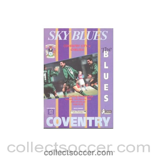 1996 - Coventry City vChelsea official programme 10/02/1996